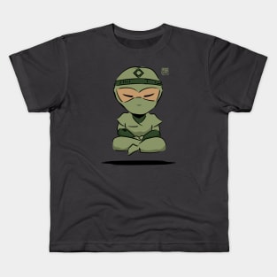 Meditating Ninja Kids T-Shirt